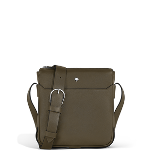 Vertical Belt Messenger Bag in Sartorial Leather