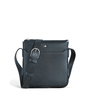 Vertical Belt Messenger Bag in Sartorial Leather