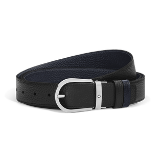 Horseshoe 35 mm Reversible Belt in Grain Leather