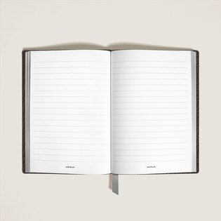 Small Notebook in Grain Leather, Lined Pages
