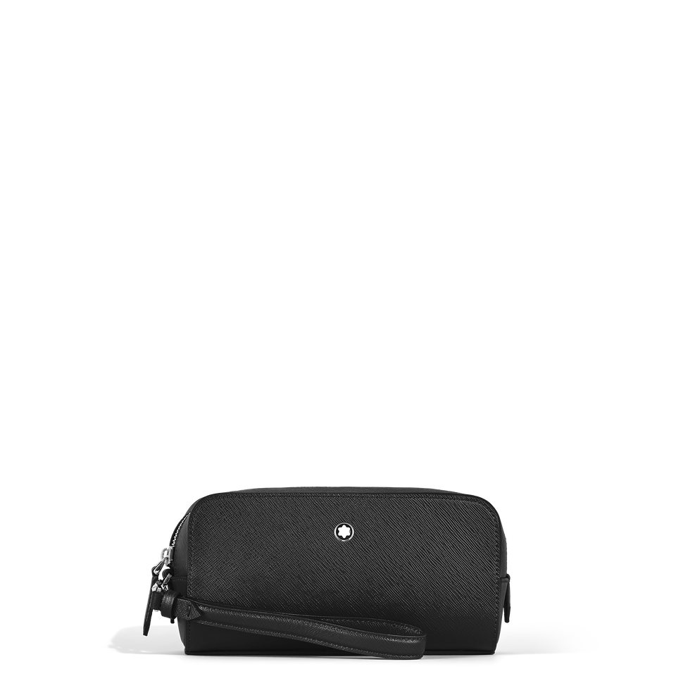 Small Toiletry Clutch in Sartorial Leather - 1