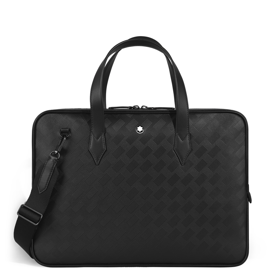 Thin Briefcase in Extreme Soft Leather - 1