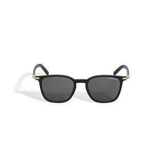 Squared Sunglasses with Black Acetate Frame