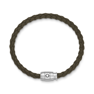 Bracelet Large, Soft Leather, Khaki