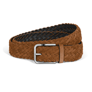 35 mm Belt in Suede with Square Meisterst&uuml;ck Buckle S