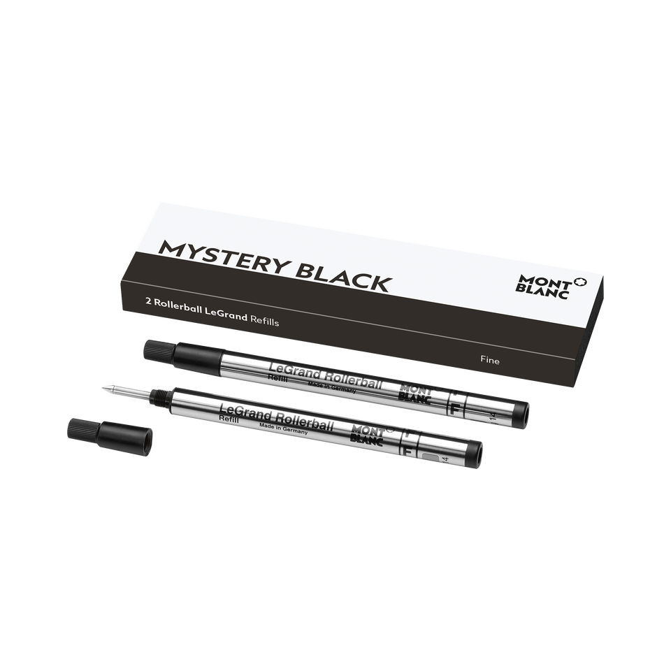 2 Rollerball LeGrand Refills, Mystery Black - Fine - 1