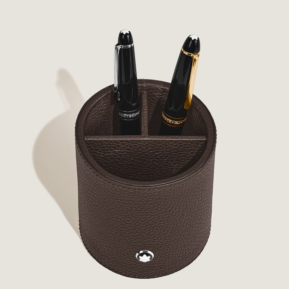 Pen Holder in Grain Leather - 2