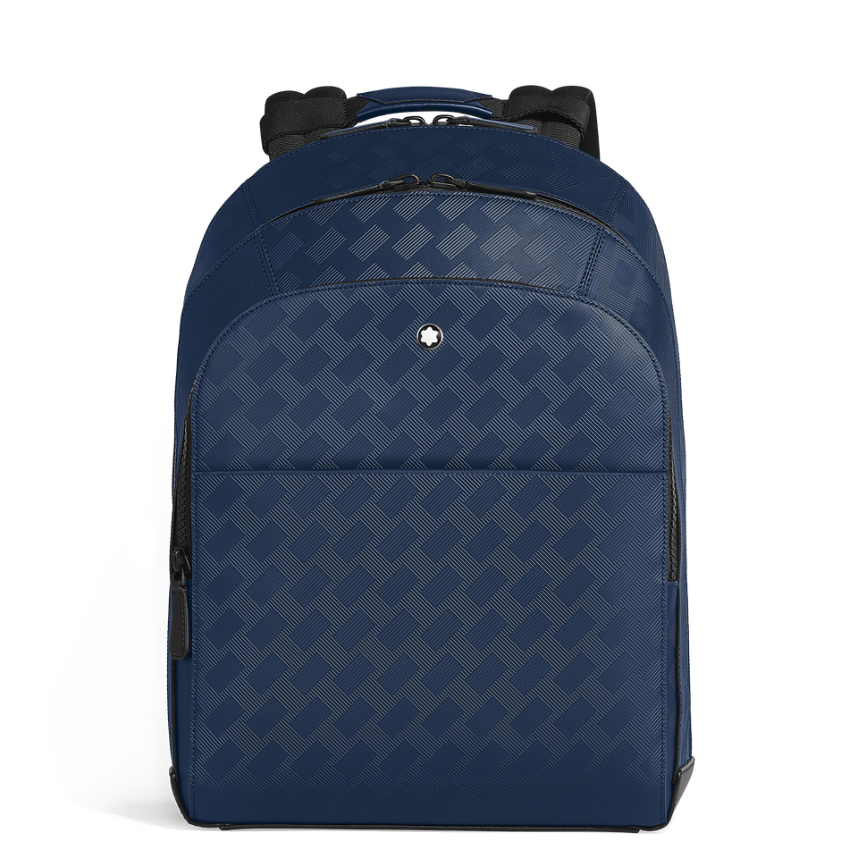 Large Backpack with 3 Compartments in Extreme Leather - 1