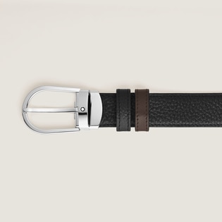 Horseshoe 30&nbsp;mm Reversible Belt in Grain Leather