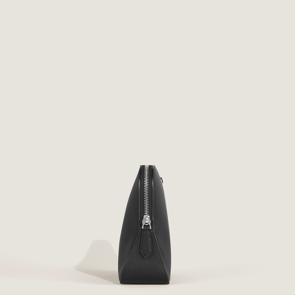Large Travel Pouch in Sartorial Leather - 5