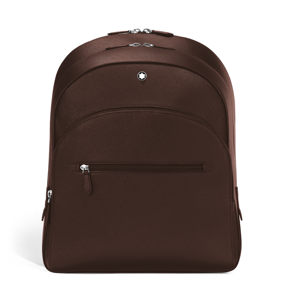 Large Backpack with 3 Compartments in Sartorial Leather - 1
