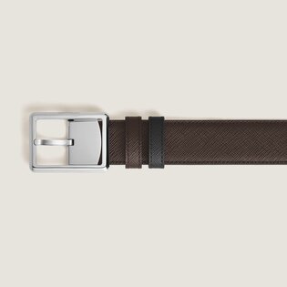 Rectangular 30&nbsp;mm Reversible Belt in Sartorial Leather