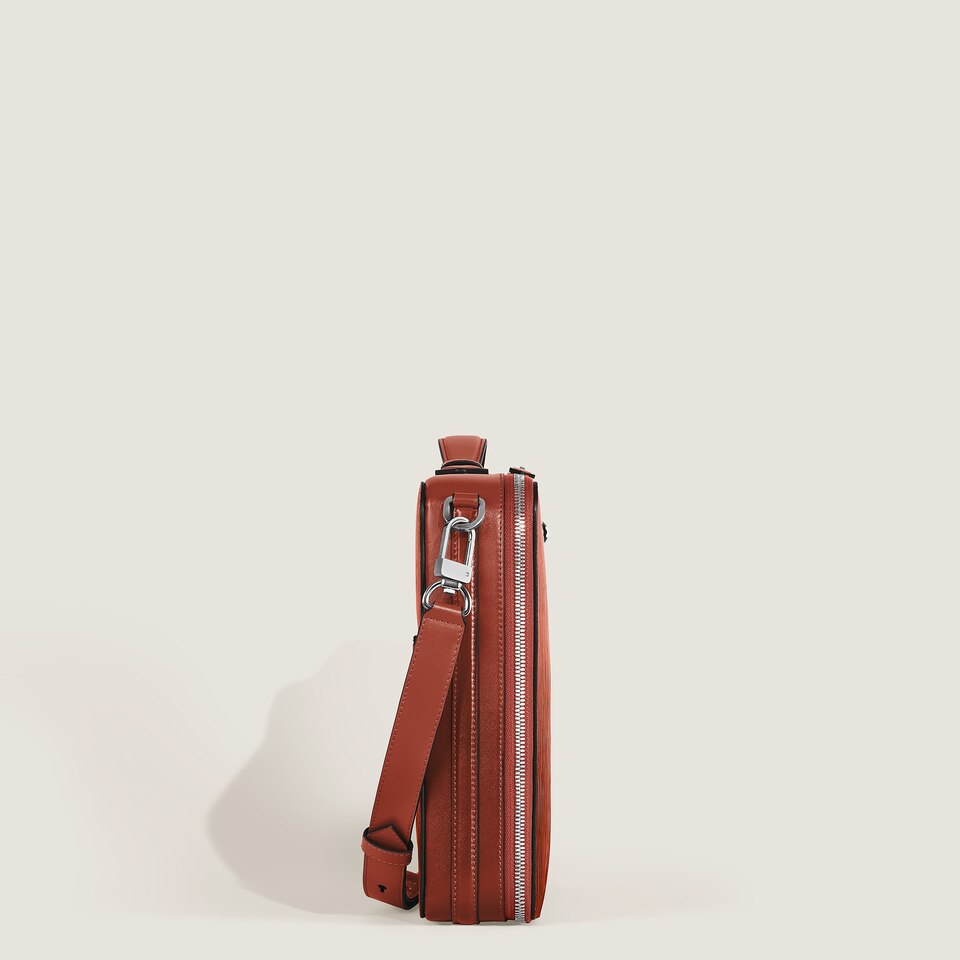 Writing Traveler Crossbody Messenger Bag - 5