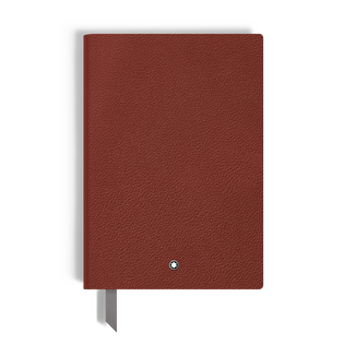 Medium Notebook in Grain Leather, Lined Pages