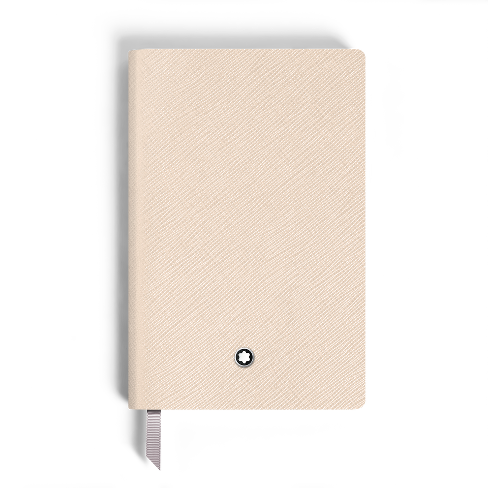 Notebook Small, Saffiano Leather, Cloudy Beige - Lined Pages - 1