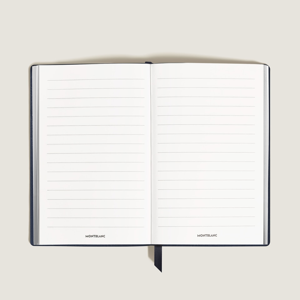 Notebook Large, Saffiano Leather, Blue - Lined Pages - 2