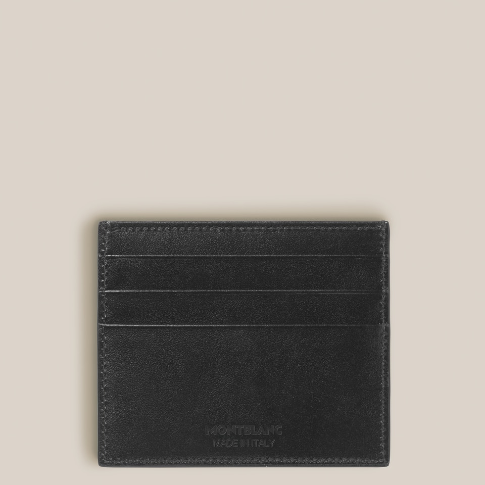 Set with PIX Black Ballpoint Pen & Card Holder 6cc in Meisterst&uuml;ck Leather - 7