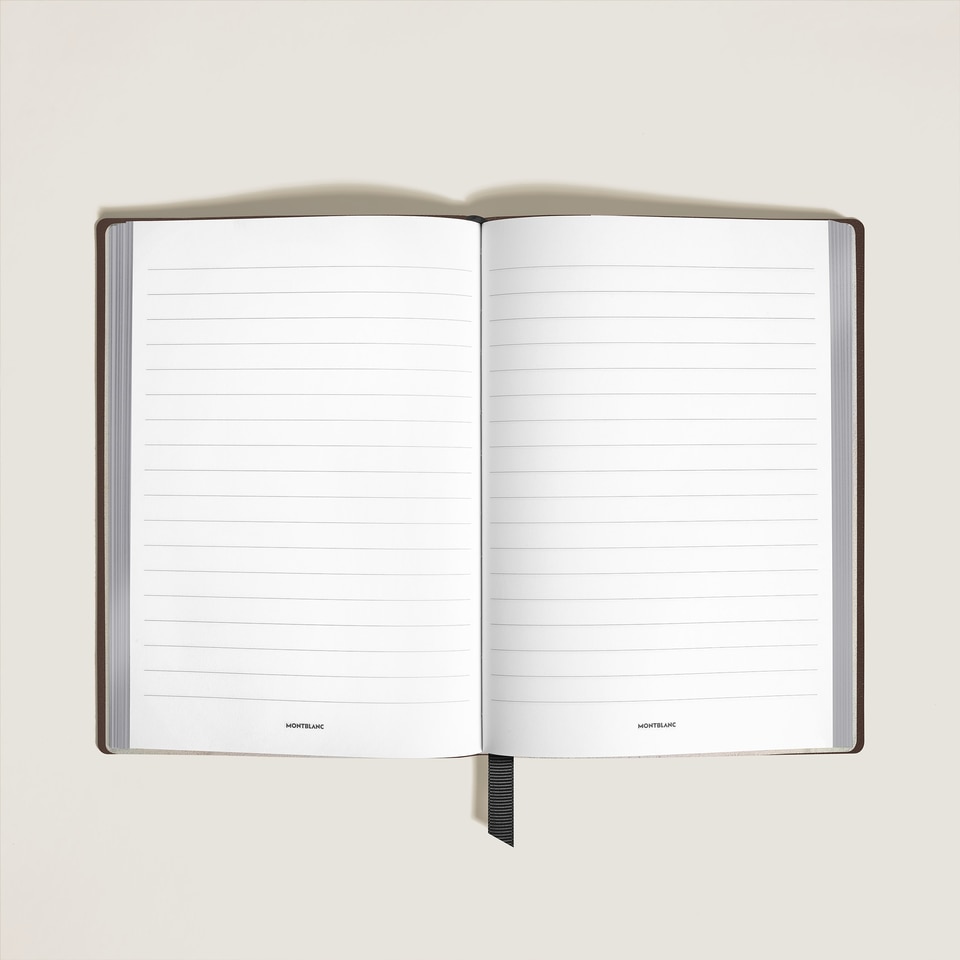 Medium Notebook in Grain Leather, Lined Pages - 2
