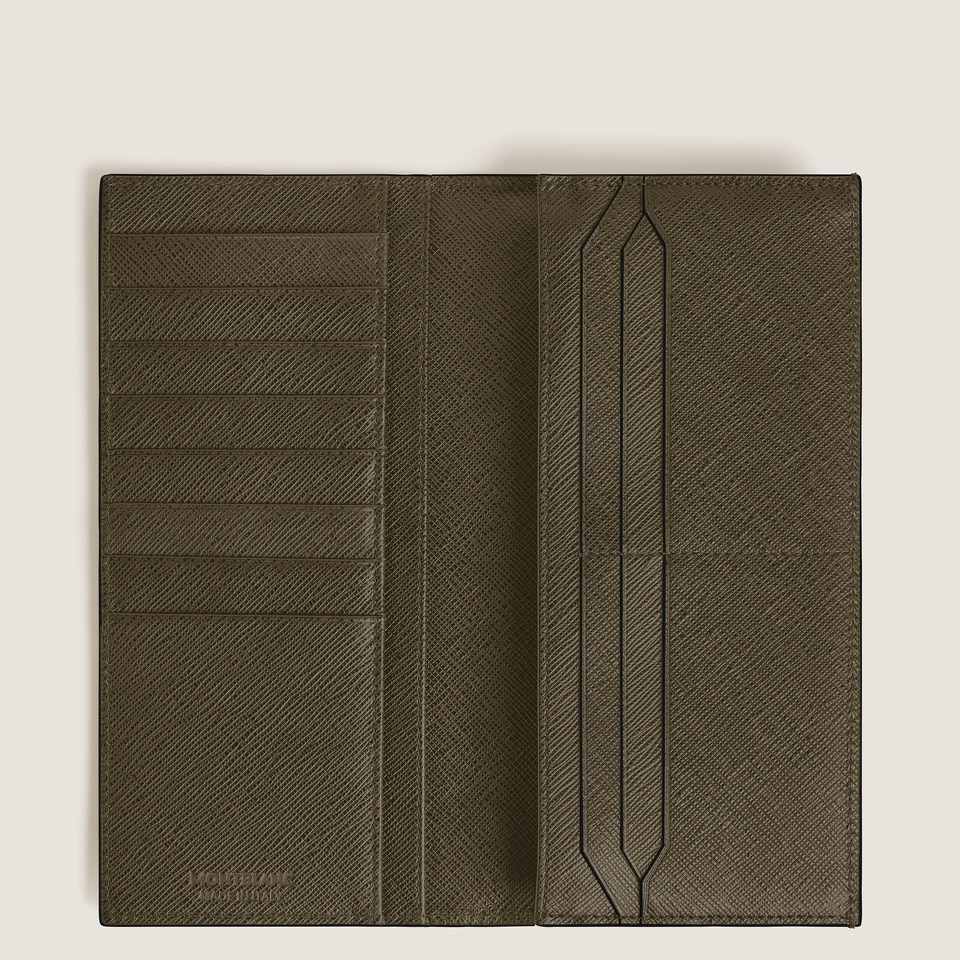 Long Wallet 14cc with Zip in Sartorial Leather - 2