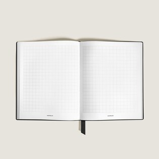 Large Notebook in Sartorial Leather, Squared Pages