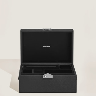 Writing Instruments Collector Box in Black Leather