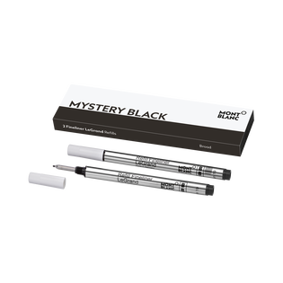 2 Fineliner LeGrand Refills, Mystery Black - Broad