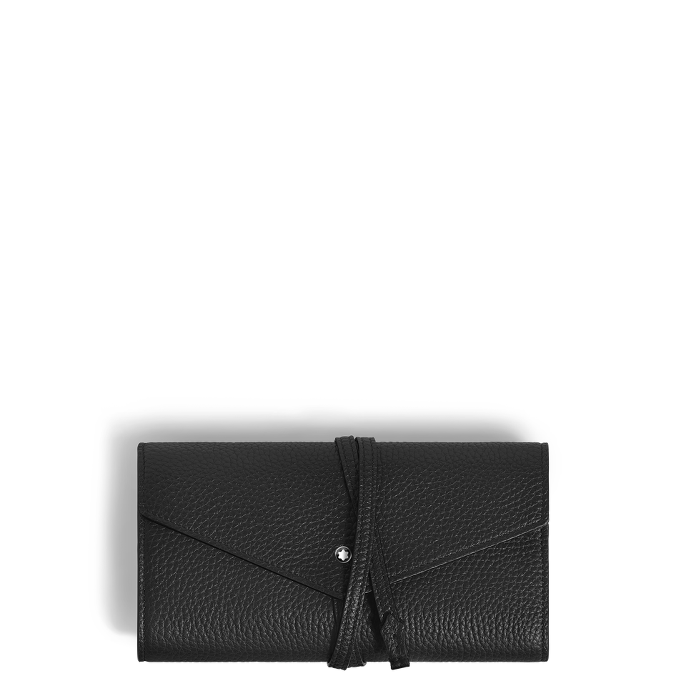 Wrap-around 6-Pen Pouch in Grain Leather - 1
