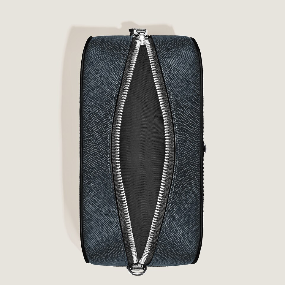 Small Toiletry Clutch in Sartorial Leather - 7