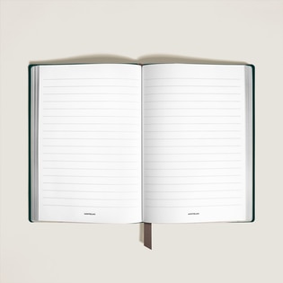 Medium Notebook in Soft Leather, Lined Pages