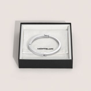 Bangle in Steel with Extreme Pattern