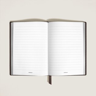 Small Notebook in Grain Leather, Lined Pages