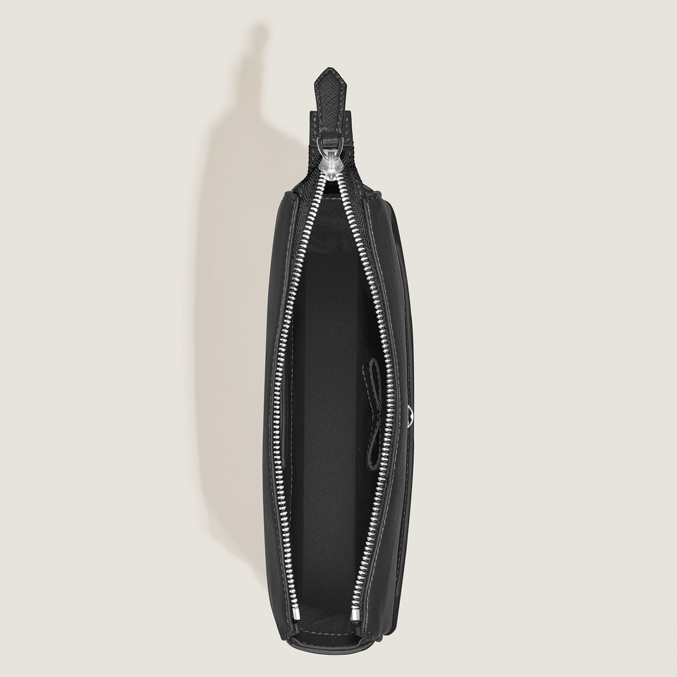 Vertical Belt Messenger Bag in Sartorial Leather - 7