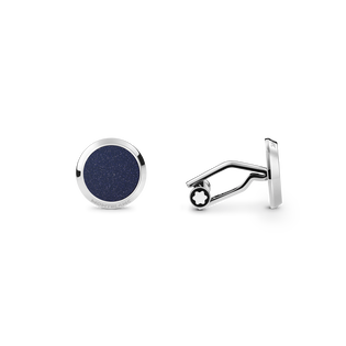 Meisterst&uuml;ck Cufflinks with Blue Goldstone Inlay