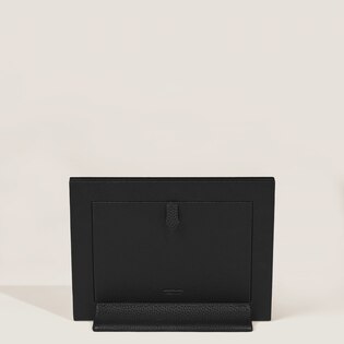 Horizontal Photo Frame in Grain Leather