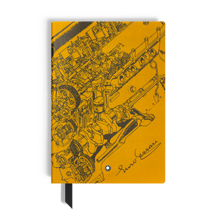 Medium Notebook, Great Characters Enzo Ferrari Special Edition Giallo Modena, Lined Pages