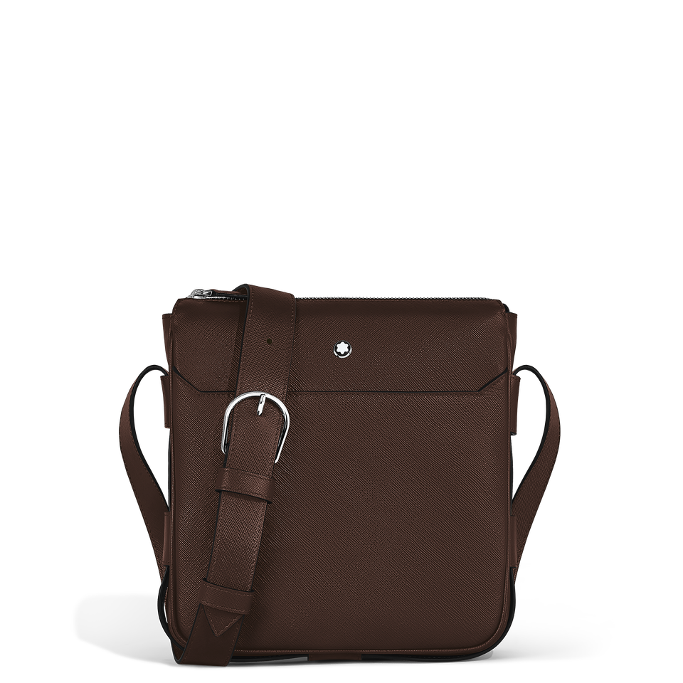 Vertical Belt Messenger Bag in Sartorial Leather - 1
