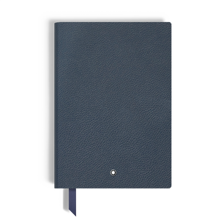 Medium Notebook in Grain Leather, Lined Pages