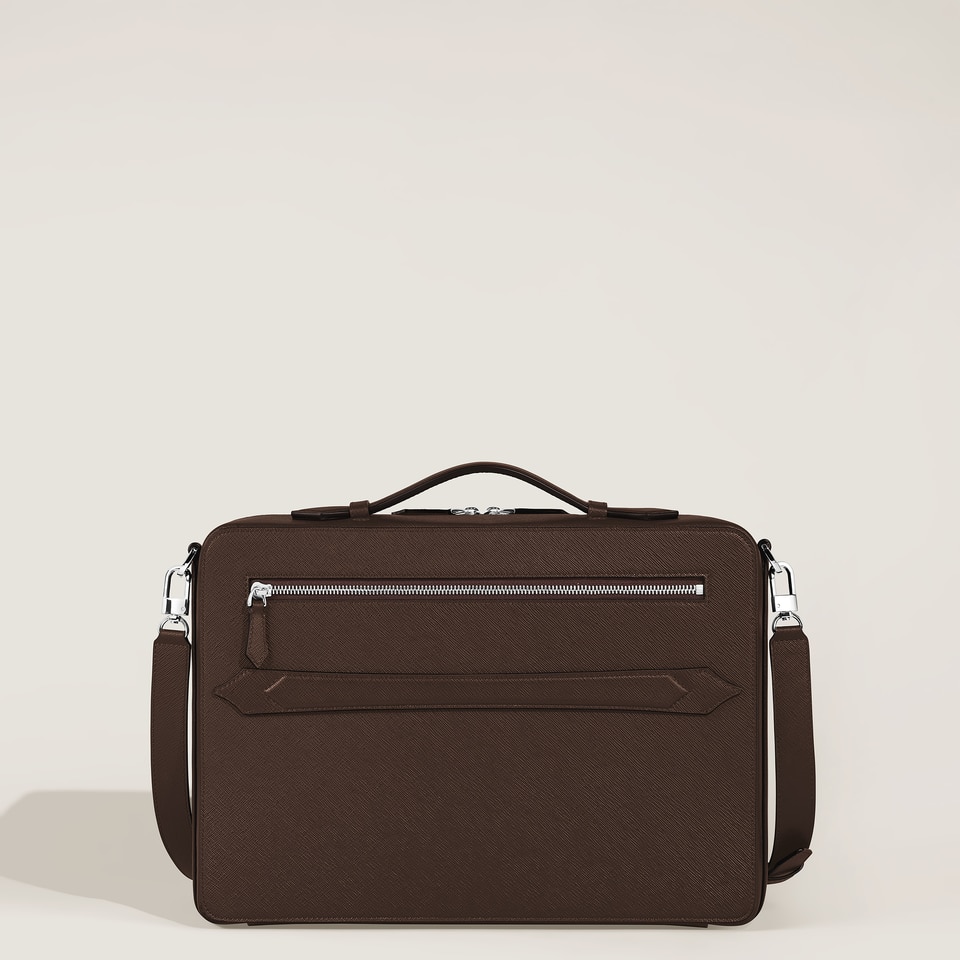 Writing Traveler Crossbody messenger Bag - 6