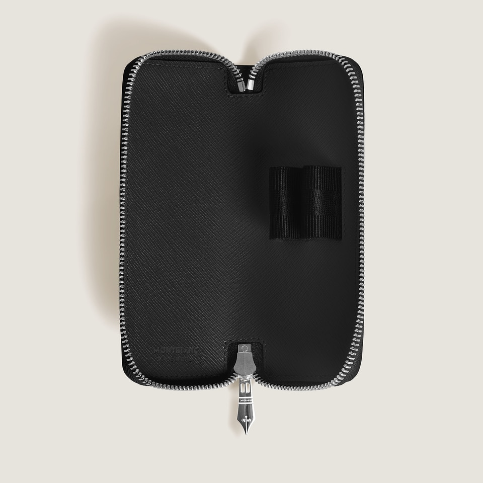 Sartorial 2 pen pouch with zip - 3