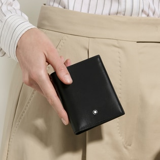 Compact Wallet 6cc in Meisterst&uuml;ck Leather