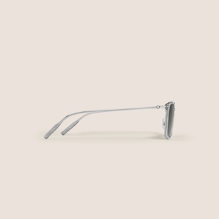 Rectangular Sunglasses with Grey Injected Frame