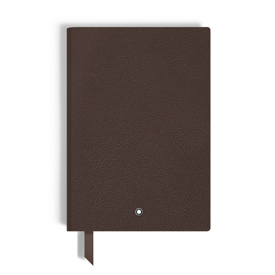 Medium Notebook in Grain Leather, Lined Pages - 1