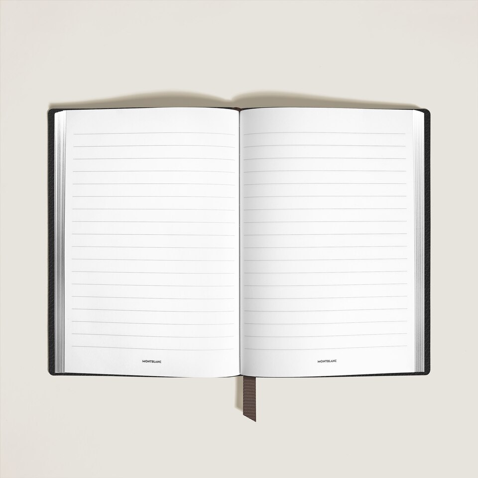 Medium Notebook in Grain Leather, Lined Pages - 2