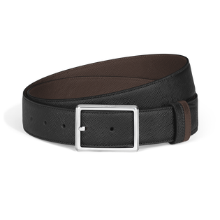 Rectangular 35&nbsp;mm Reversible Belt in Sartorial Leather