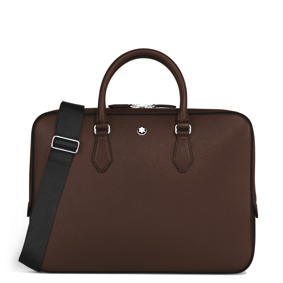 Thin Briefcase in Sartorial Leather - 1