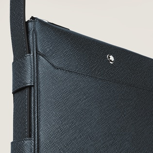 Vertical Belt Messenger Bag in Sartorial Leather