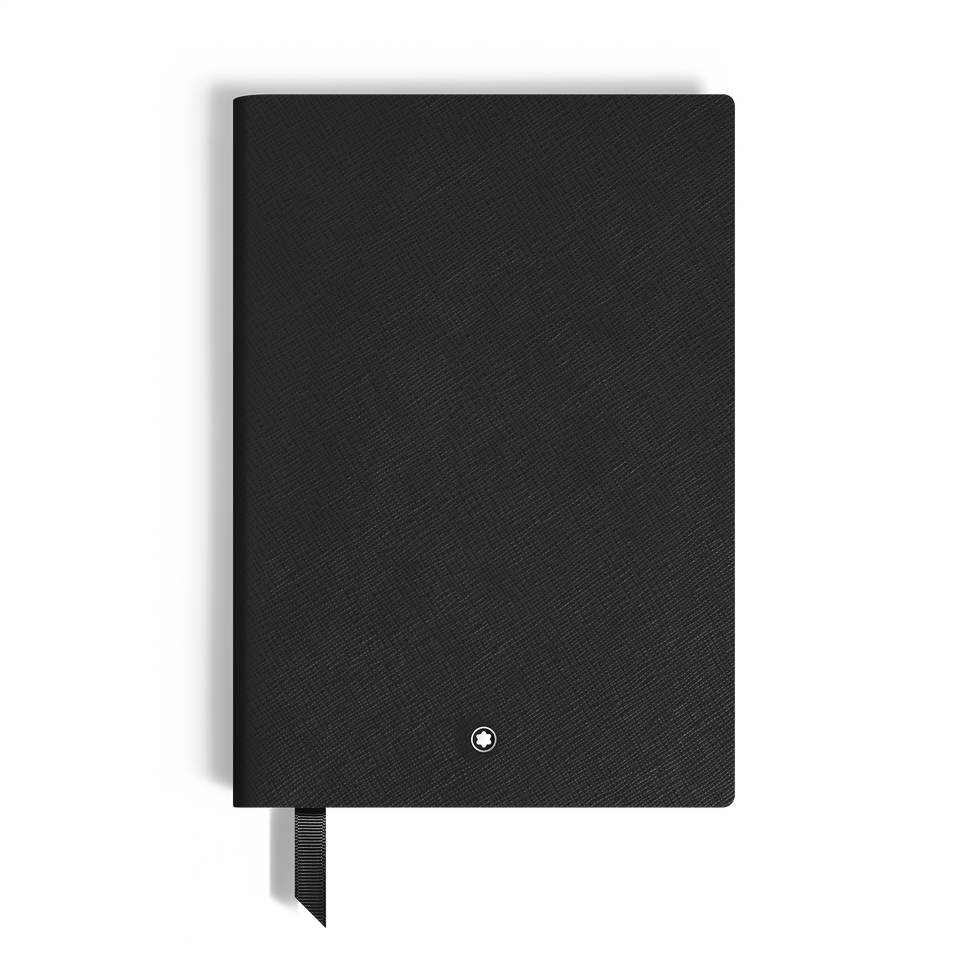 Medium Notebook in Sartorial Leather, Squared Pages - 1