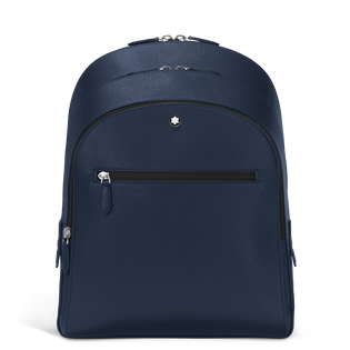 Medium Backpack with 3 Compartments in Sartorial Leather